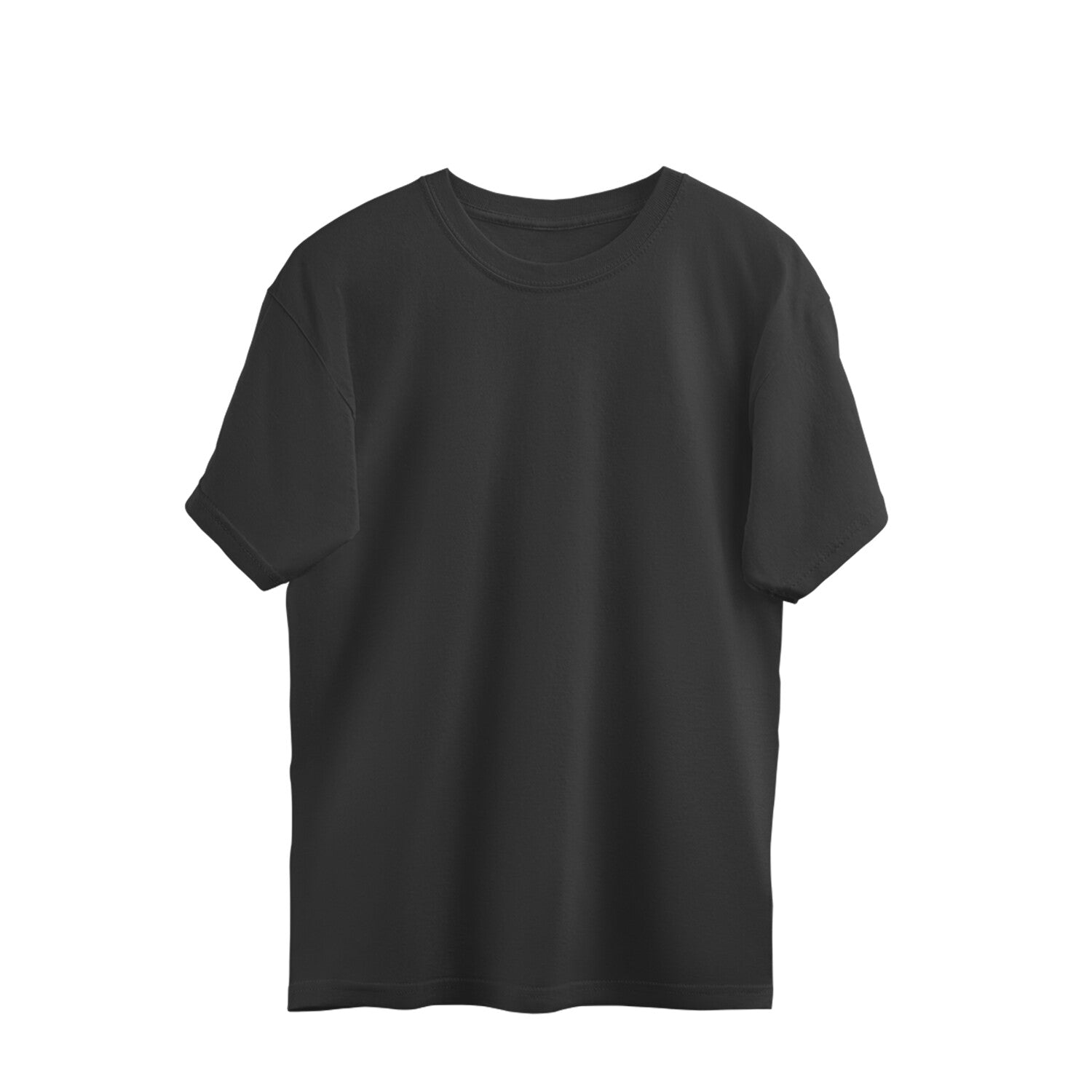 Oversized T-shirt Front Black 